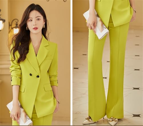 Two Piece Suits Sets for Women Ladies Female Business Work Formal Casual Blazer Jacket Trouser Outfits2