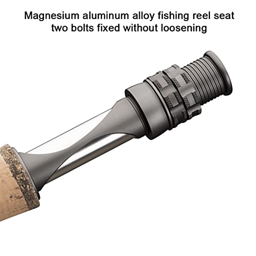 Fly Fishing Rod 8/9/10FT Light Weight Travel Fly Rod Carbon Fiber Rod Medium Fast 4/5/6/7# River Fishing Size 2.90m Action 7 - Image 6