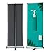 4U Media&Displays 1 PACK 24 IN by 72-80 IN Heavy-Duty Retractable Banner Stand with Carrying padded Canvas Bag and Box (Stand Only) (24