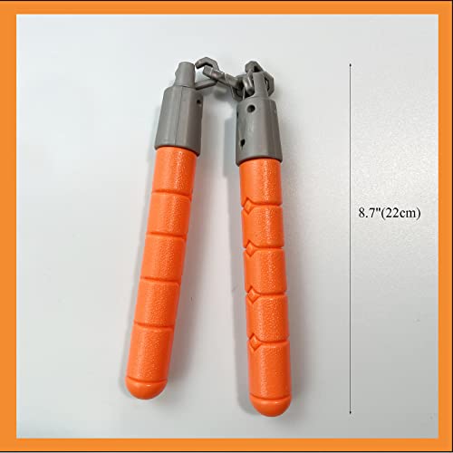 Comminy Turtle Shell, Superheros Cosplay Costume, Ninja Costumes Weapon Set, Kids Boys Halloween Birthday Gift(Orange) #TOP3