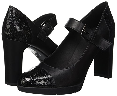Geox D Annya High B, Scarpe con Tacco Donna, Nero