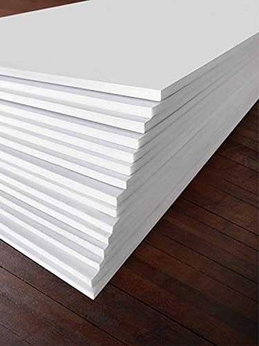 - White Foam Board 20 x 24 – 15 Pack, 3/16" (5mm) Thick Foam Core Poster Board Sheets for Art, Crafts, Vision Board, School Projects, Presentations & Signs