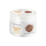 Omia, Maschera Per Capelli Eco Bio Con Olio di Semi di Lino, Trattamento Ristrutturante Per Capelli Fragili e Secchi, Maschera per Lavaggi Frequenti, Azione Fortificante, Senza Siliconi e SLES, 250ml