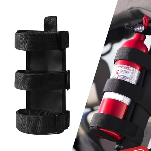 Damwot Car Roll Bar Fire Extinguisher Mount Holder, Adjustable Fire Extinguisher Mount, Automotive Parts, Replacement for Jeep Wrangler Unlimited CJ YJ LJ TJ JK JKU JL JLU