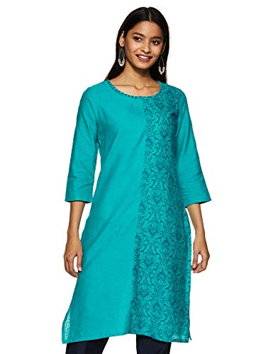 Image of Women's Cotton Regular Kurtas