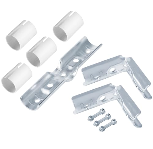 eoere 12 Sets 4 Way Cross T Structural Pipe Fitting Connector, Fits 1/2" EMT Conduit with PE Adapter Shims by eoere - Image 4