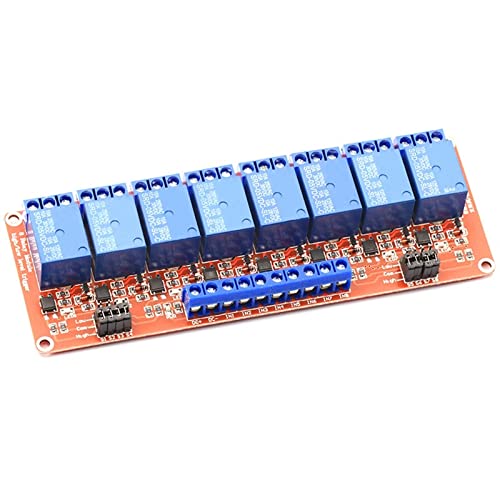 Module relais 5V 8 canaux avec declencheur a levier bas JCAKES pour isolation optimale