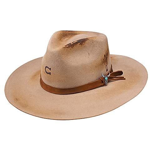 Charlie 1 Horse Hats Womens Cwlkta-403479 C1H Tan Lakota 3 1/2` Brim Fashion Hat M Sand #TOP12