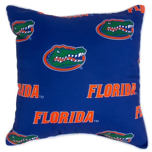 College Covers Everything Comfy Florida Gators 16" x 16" Decorative Pillow