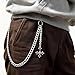Fashion Minimalist Hip Hop Punk Style Pants Chain with Black Cross, Jeans Trousers Decorative Chains, Wallet Chain Pocket Key Chains For Men, Women, Youth and Teens