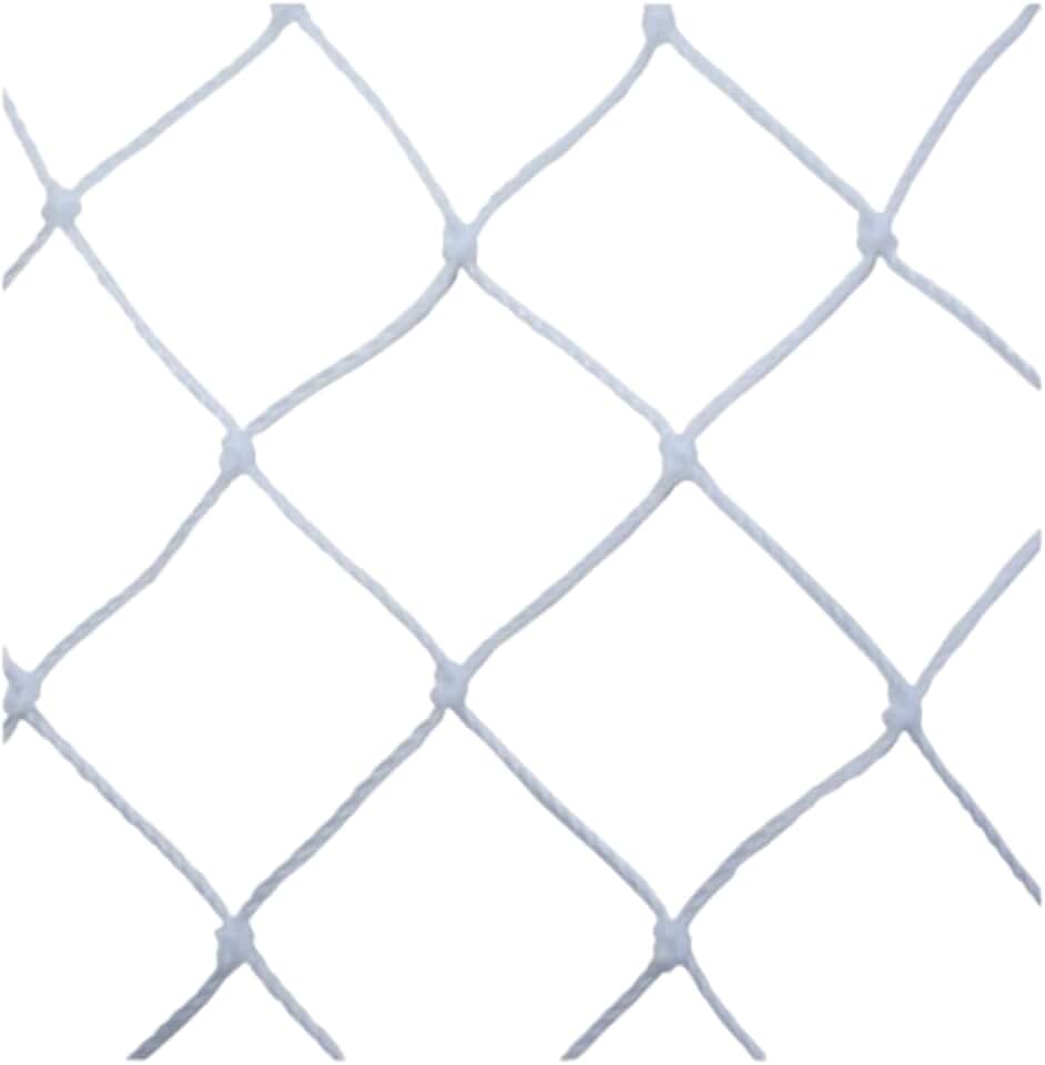 Rede de Proteção 4,00 x 1,00 m para Sacada e Janela | Kit Completo para Segurança de Crianças e Pets (BRANCA)
