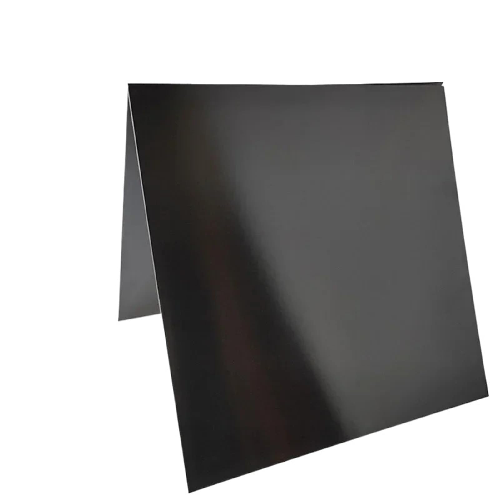 Plaque plate en aluminium anodisé noir, épaisseur: 0,5/0,8/1/1,5/2mm(300x300x1.5mm 1Pcs)