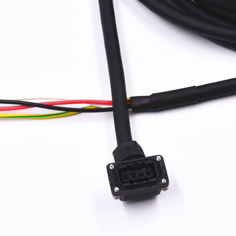Suitable for MR-J3/J4/JE-10A/20A/40A/70A Series Drive, Motor MR-PWS1CBL3Meter 5M10M 15M-A1-L/H Power Cable(MR-PWS1CBL-A1-H,20m)