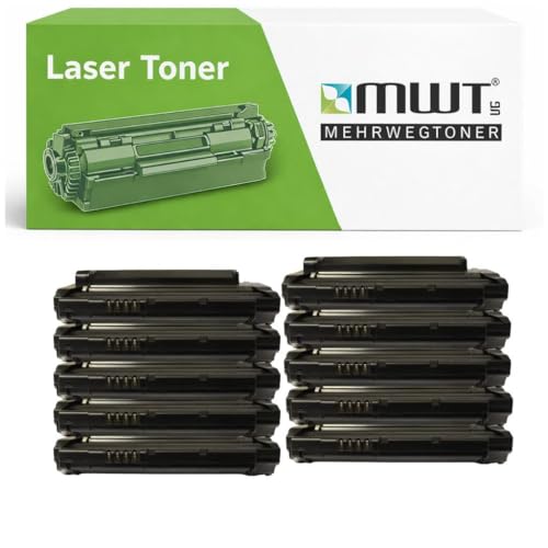 Image of Mehrwegtoner Toner 10x Compatible with Dell 1815dn Replaces 593-10151 RF223 Black 59310151 Black with 15% More Performance