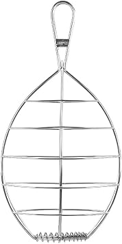 IBILI Fish Wire Grill, Stainless Steel, Silver, 30 x 30 x 42 cm