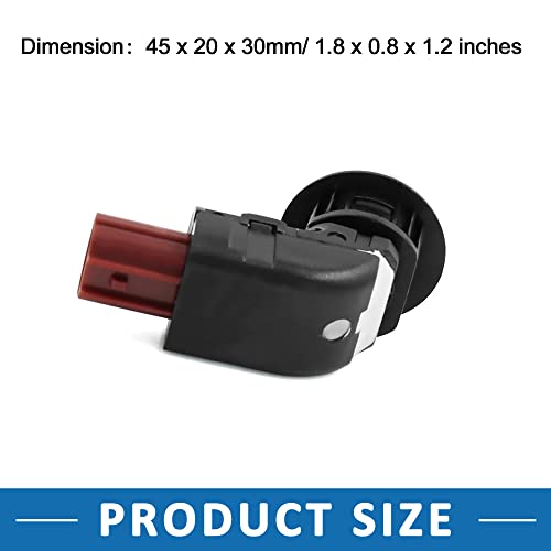A ABSOPRO Bumper Parking Reverse Assist Sensor 39680-SHJ-A61 for Honda CR-V, Car, Black,Brown - Image 3