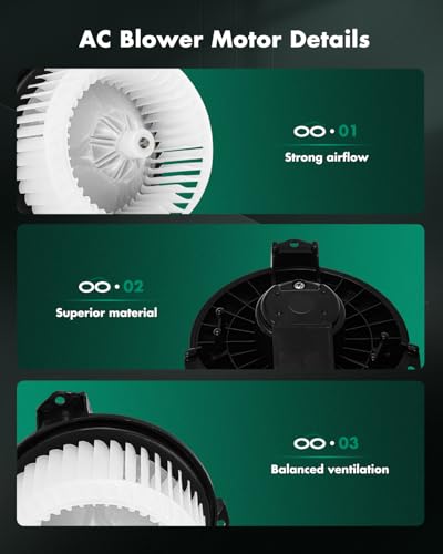 Image of SCITOO HVAC Heater Blower Motor Front Fit For Scion Model - For xD 2008-2014 Replacement For # 700235 Blower Fan