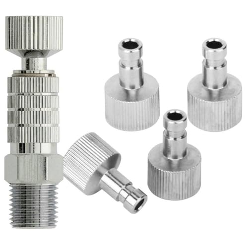 Kit de adaptador de aerógrafo de 15 piezas con conectores 1/8 de cobre 7