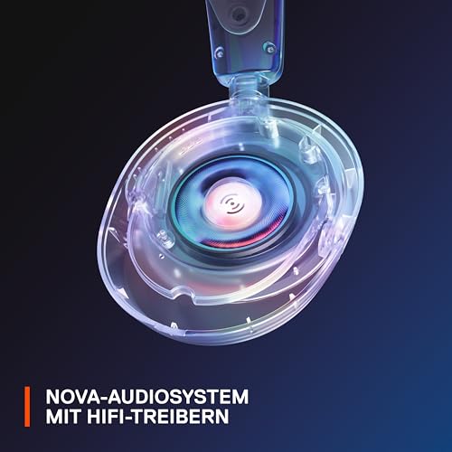 SteelSeries Arctis Nova 3 - Multi-System Gaming-Headset – Hi-Fi-Treiber – 360° Surround-Sound –RGB-Beleuchtung – Memory Foam-Ohrpolster – Ultraleicht – ClearCast Gen 2-Mikrofon – PC, PS5, PS4, Switch 5