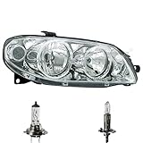 H7 12V 55W PX26d Scheinwerfer rechts H1/H7 für Punto 188_ 188AX inkl. Osram Lampen mit Stellmotor LWR