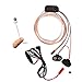 MINISOV Headset Spy Earpiece Mini Invisible Hidden Wireless The Smallest Covert Secret Cheat Earphone 3.5mm AUX Jack for Mobile Phone (Complete Set)