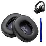 1 Paar Ersatz Ohrpolster für JBL Tune 700(700BT)/710(710BT)/720(720BT)/750(750BT,750BTNC) Casque, Oreillette de Remplacement Pour JBL Tune 760(760NC) (PU-Schwarz)