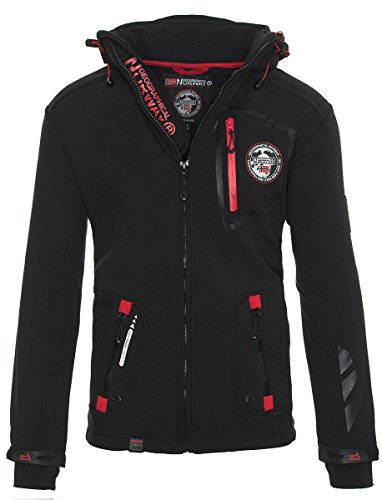 Chaqueta multifunción softshell impermeable para hombre de Geographical Norway, Otoño/Invierno, Manga Larga,...