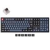 ✅Perfecta experiencia--Hemos integrado los estabilizadores atornillados montados en PCB para una experiencia de escritura más suave con menos bamboleo en las teclas grandes como la barra espaciadora, shift, enter y delete. Incluso puede personalizarlo con estabilizadores alternativos como Cherry o Durock. Además, la espuma insonorizante añadida, una gruesa almohadilla inferior amortiguadora de silicona y la placa de acero proporcionan una respuesta sensible y un sonido de tecleo tranquil.