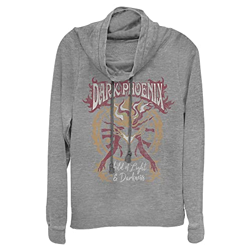 Haut manches longues Marvel Phoenix gris chiné XL pour femme
