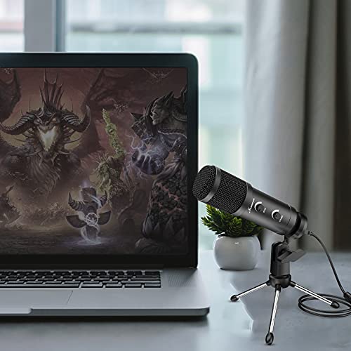 USB Mikrofon für PC, NANIWAN Kondensator PC Mikrofon mit Ständer für Computer Podcasting Streaming YouTube Video… – Bild 8