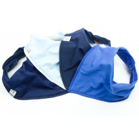 Bibbles Bavaglini a bandana, colore blu
