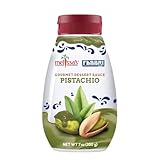 Fabbri Gourmet Dessert Sauce, Pistachio flavor, Flavoring sauce for Ice Cream, Desserts and hot and cold Beverages, Made in Italy, 7.9oz bottle (Pistachio)