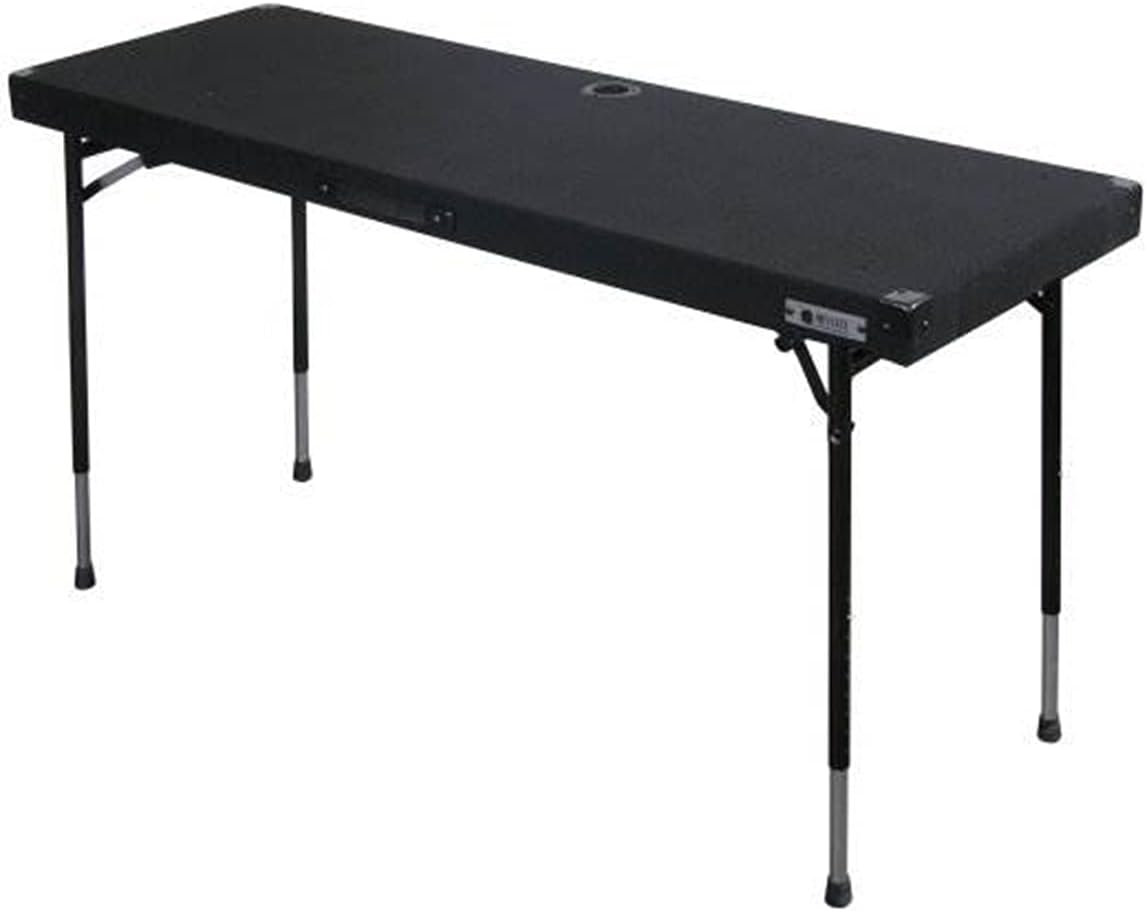 Odyssey CTBC2060 Carpeted Folding Dj Table with Adjustable Leg System