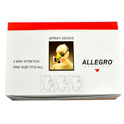 Allegro Industries 141012 Spray Socks, One Size (Pack of 12), Tan