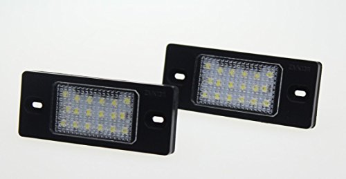 Top Luz LED para matrícula para Passat Variant 00-05 Tiguan Cayenne 02-10, sin necesidad de pasar por la ITV