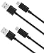 [2-Pack 3ft] ASJXH USB Type C Cable, Fast Charging Cord Compatible with Samsung Galaxy S9 S9+ S8 S8+ Note 8, Sony XZ, LG V20 G6 G5, HTC 10, Xiaomi 5 - Black