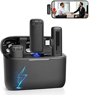 Wireless Lavalier Microphone (Black)