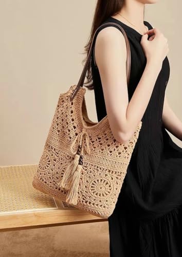 Bolso Bohemia de crochet para mujer verano 2026 miniatura 3