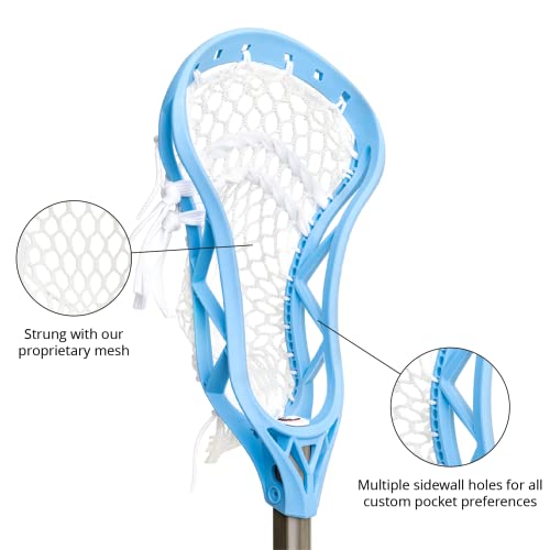 image for Silverfin Lacrosse Head, Strung Lacrosse Head, Unstrung Lacrosse Head,