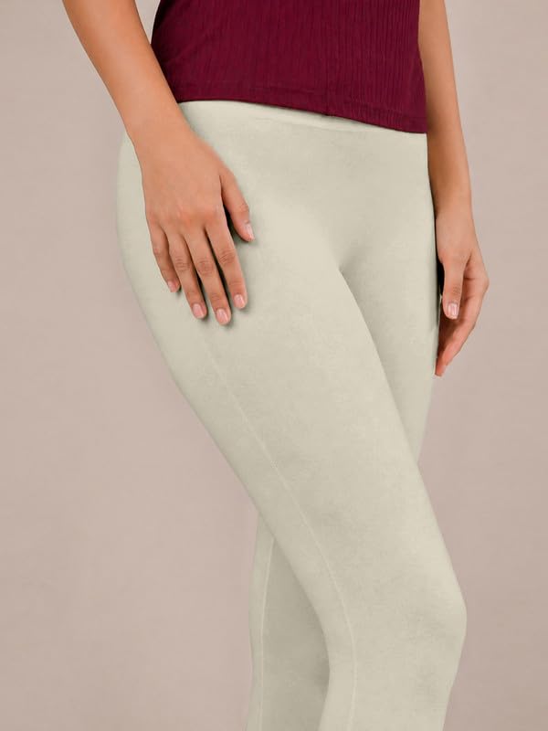 Image of TRENDMALLS Women's Microfiber Elastane Stretch Soft Churidar Length Leggings with Ultrasoft Waistband