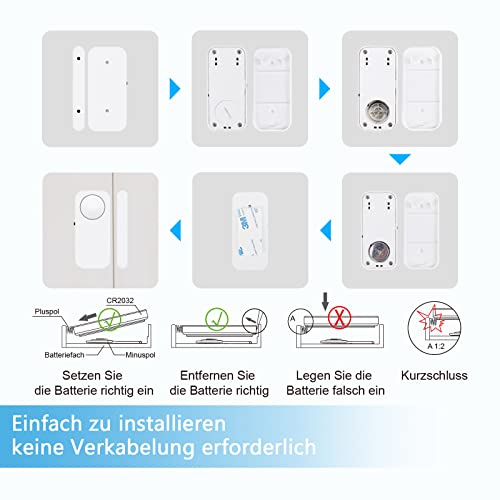 SURNICE Sensore di porte e finestre, set di 4