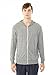Alternative Men's Eco Zip Hoodie Sweatshirt Shirt, Grey, X-Large