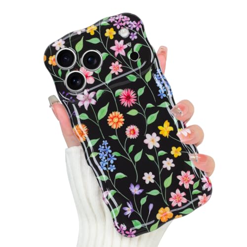 KANGHAR Flower Case for iPhone 17 Pro Colorful Floral