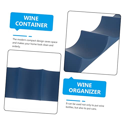 Estante para botellas de vino estilo europeo 2pcs miniatura 4