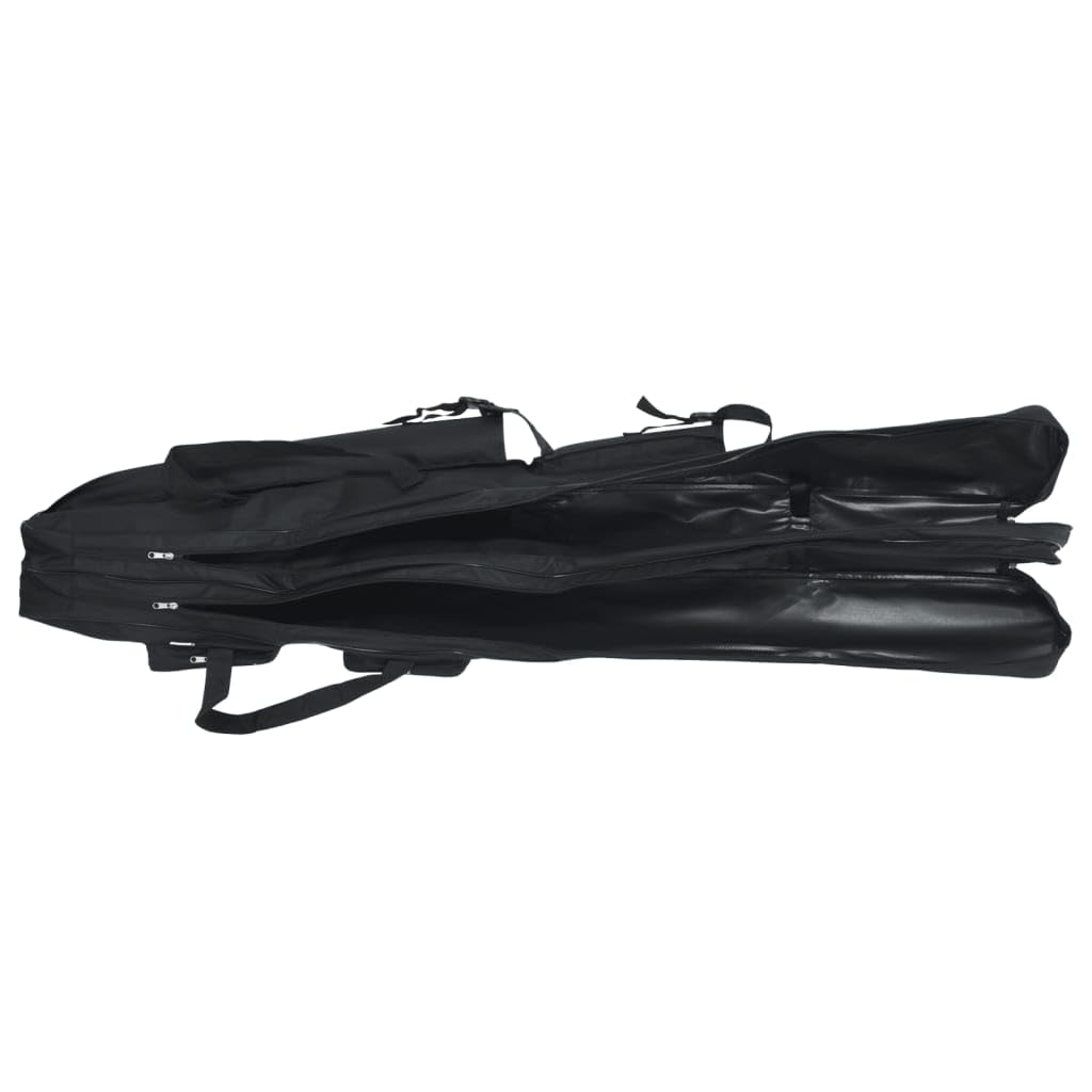 Angelrutentasche Schwarz 150 cm Oxford-Gewebe für Garten, Terrasse, Außende LH6999004