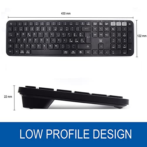 Clavier sans fil multi-connexion Ewent EW3275 pour tablette Android et iOS - 6