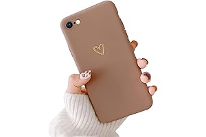 Ownest iPhone Case for Women Girls, Soft Silicone Protective Heart Pattern Shockproof...