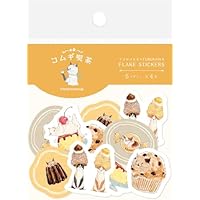 Amazon.co.jp: 古川紙工 シール 和紙フレークシール トコロコムギ 喫茶