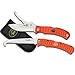 Outdoor Edge Flip n' Blaze Knife & Saw Combo, Folding Double-Blade Hunting Knife with Gutting Tool and 4.5" Folding Saw, Nylon Sheath (Blaze Orange, FCB-30)