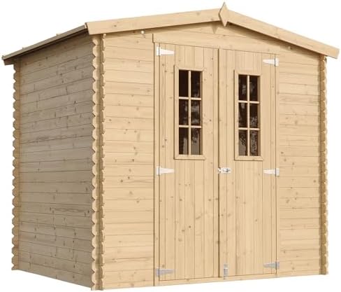 Abri de Jardin en Bois - Stockage extérieur I236xL226xH218 cm/ 4....